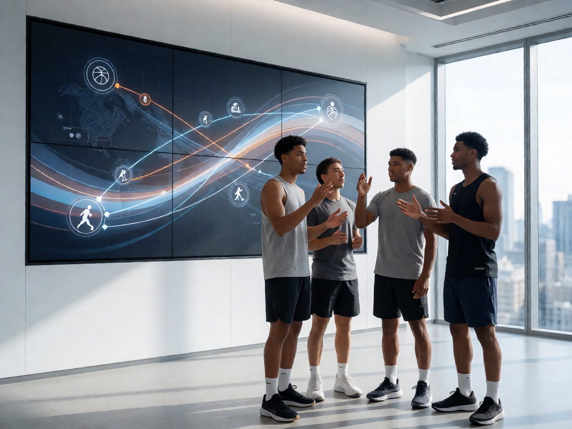 NBA篮球赛事实时比分数据展示